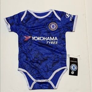 Pulisic Chelsea Soccer Club Jersey Baby Bodysuit 9-12 Mos NWT